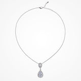 Teardrop Pendant Bridal Necklace