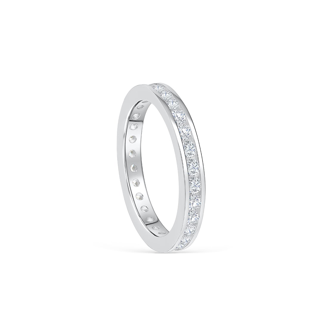 Channel Setting Eternity Wedding Band