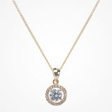 Crystal Pendant Bridal Necklace