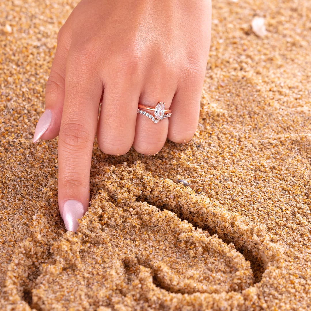 1 Carat Marquise Solitaire Ring