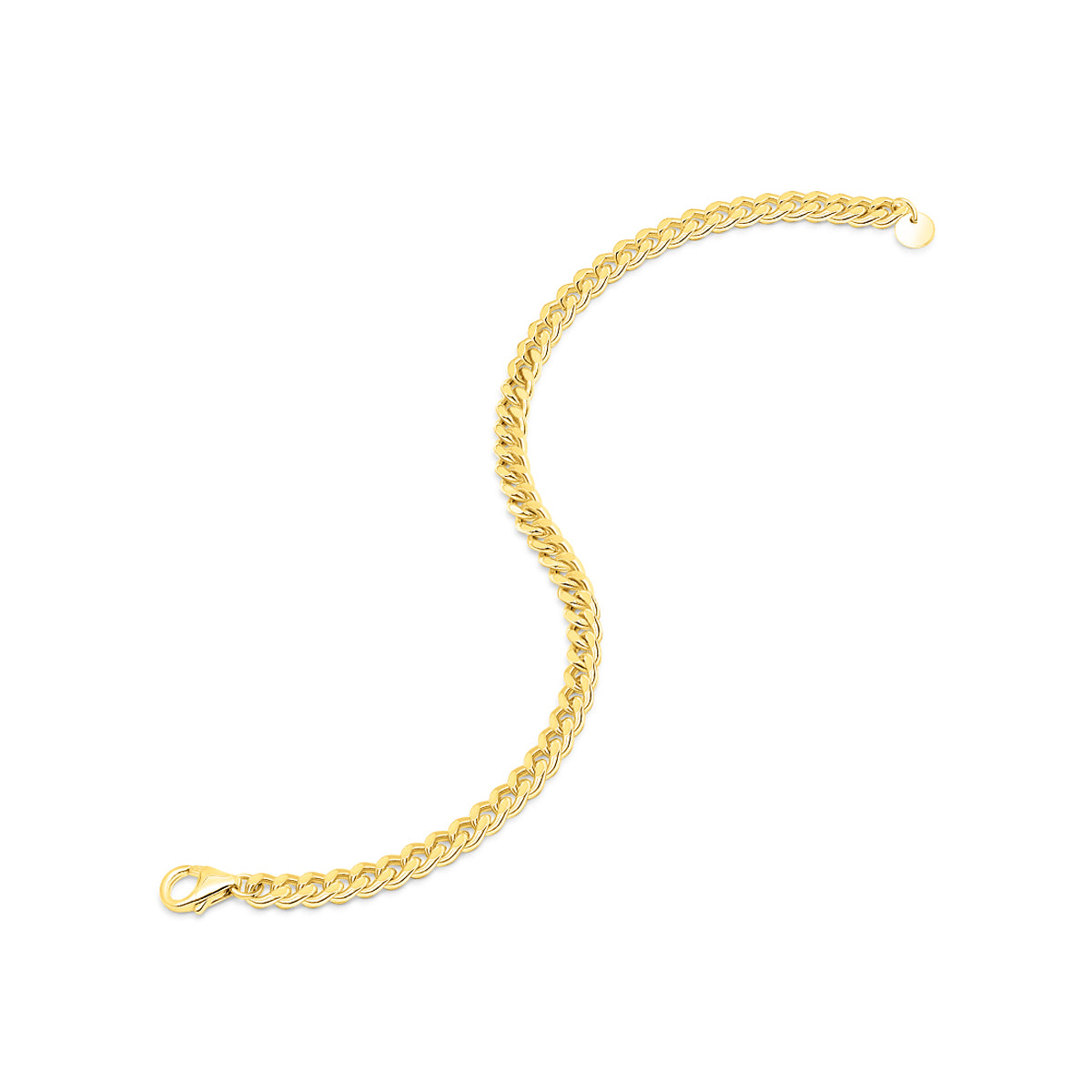 Women's Gold Chain Bridal Bracelet