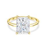 Hidden Halo Solitaire Engagement Ring