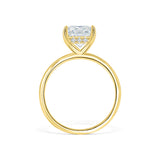 Hidden Halo Solitaire Engagement Ring
