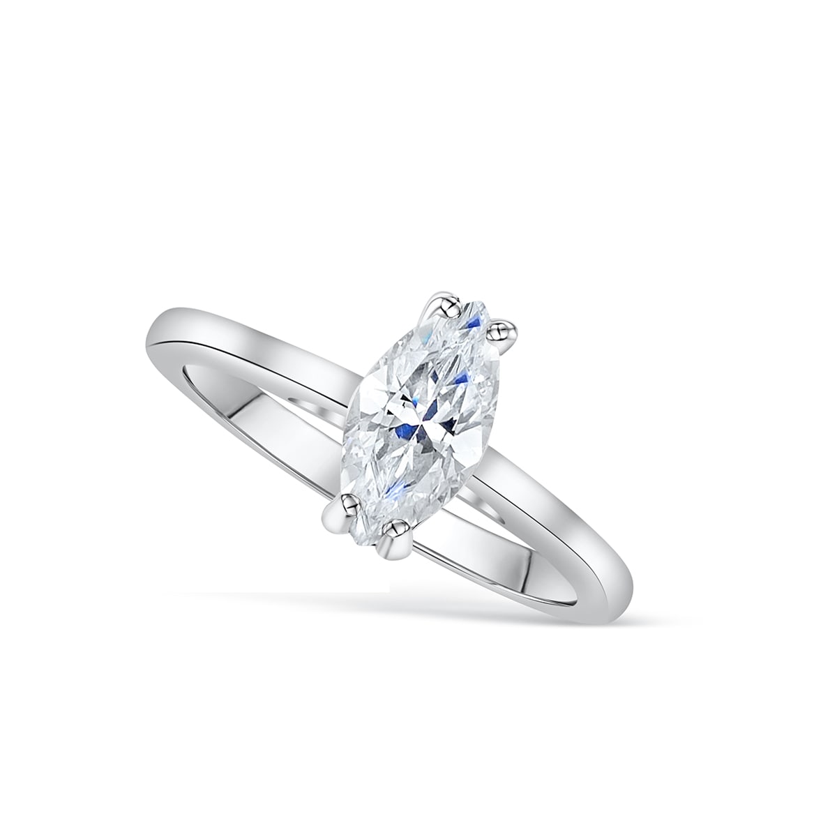 1 Carat Marquise Solitaire Ring