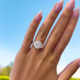 3 Carat Oval Cut Engagement Ring