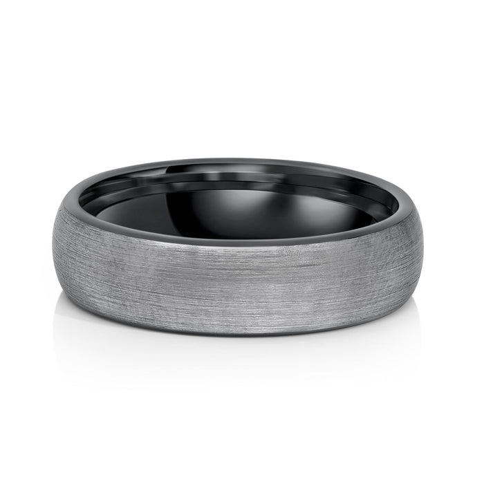Men's Matte Tungsten Wedding Ring