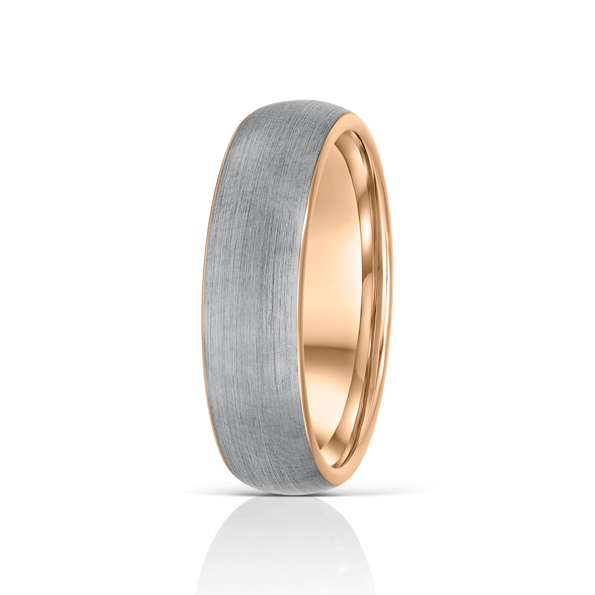 Men's Brushed Tungsten Wedding Ring