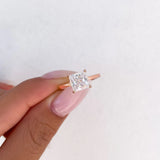2 Carat Princess Cut Solitaire Ring