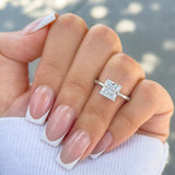 2 Carat Princess Cut Solitaire Ring