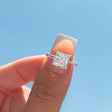2 Carat Princess Cut Solitaire Ring