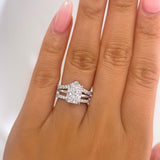 Hidden Halo Solitaire Engagement Ring