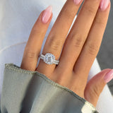 Cushion Halo Wedding Set
