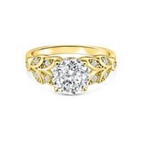 2 Carat Leaf Engagement Ring