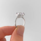 Cushion Cut Halo Engagement Ring