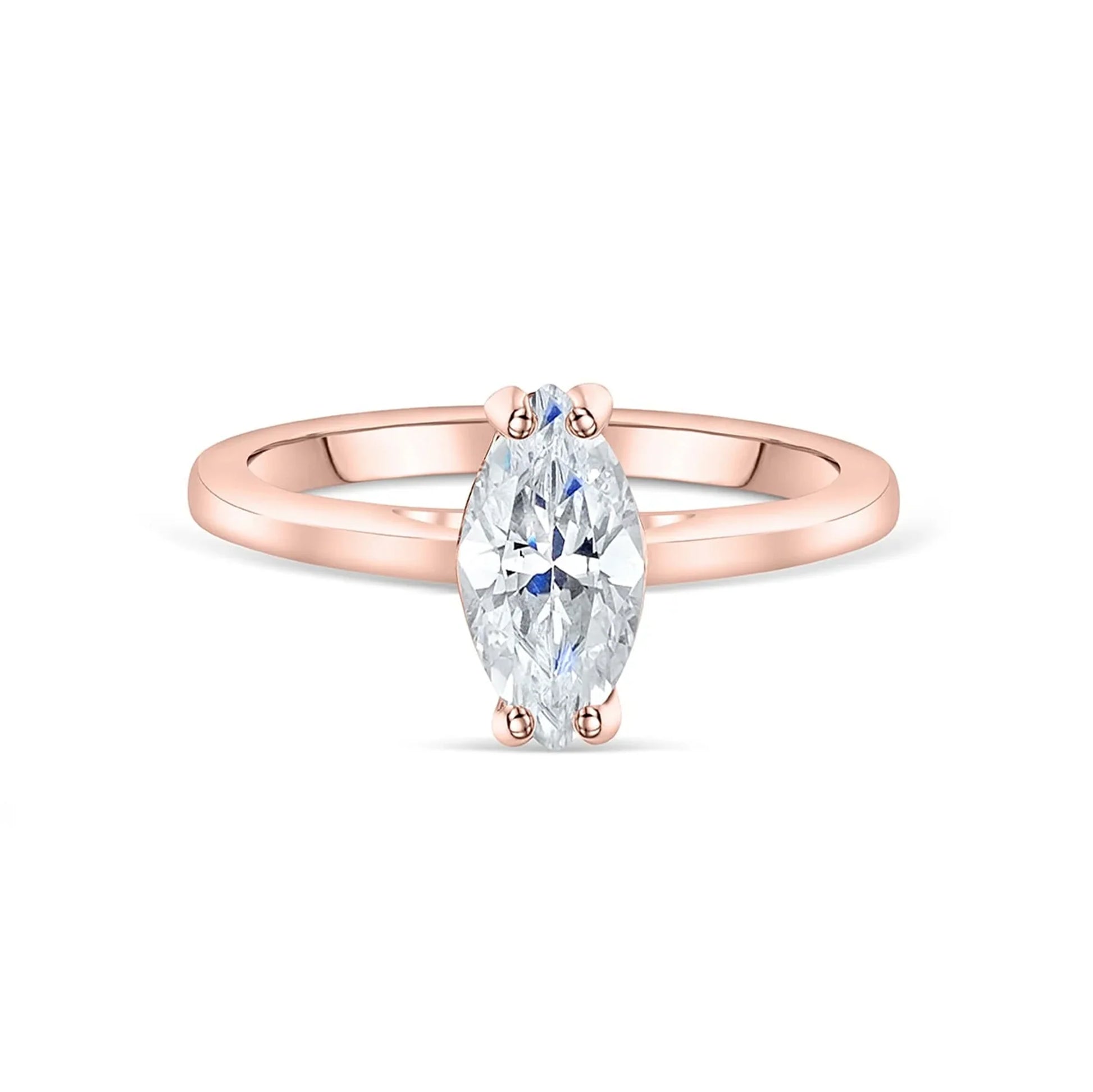 1 Carat Marquise Solitaire Ring