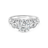 2 Carat Leaf Engagement Ring