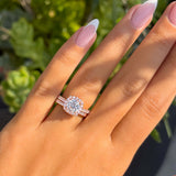 Cushion Halo Wedding Set