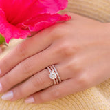 Alternating Vintage Eternity Band