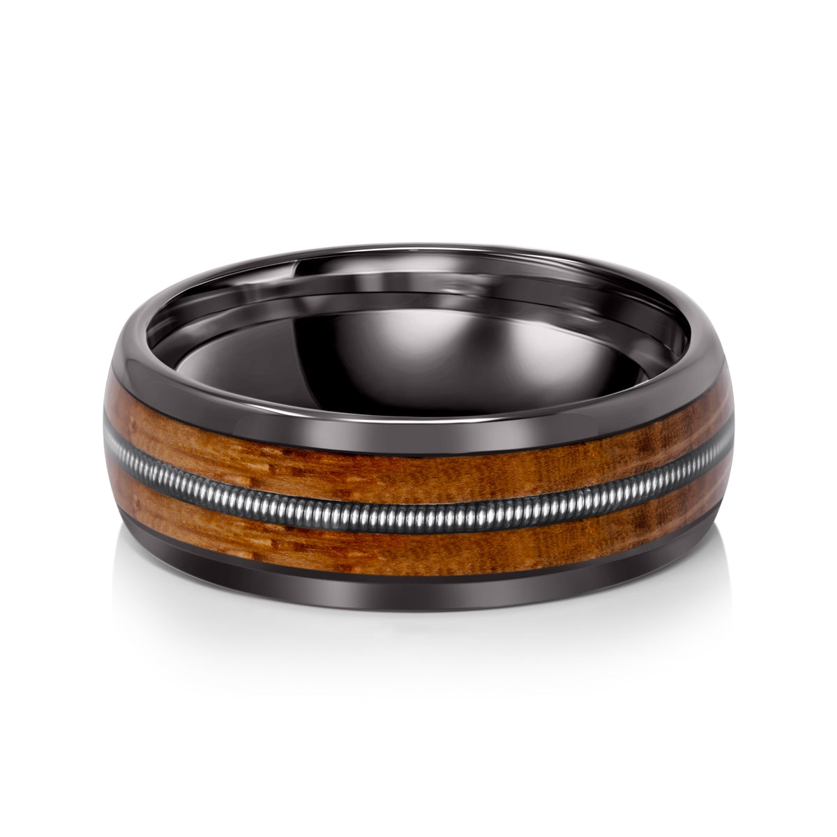 Men's Tungsten Wood Ring